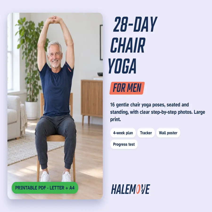 28-Day Chair Yoga cover